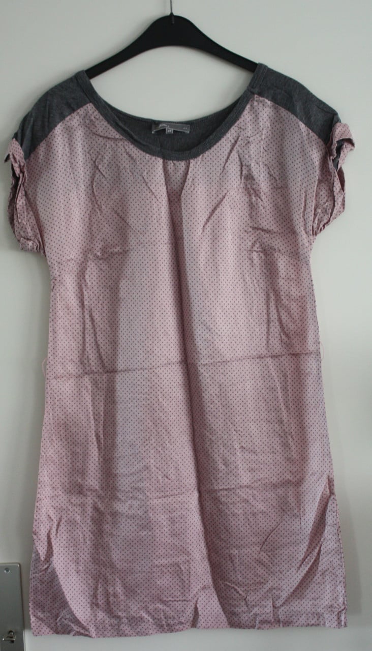 Nachthemd roze en grijs maat 38