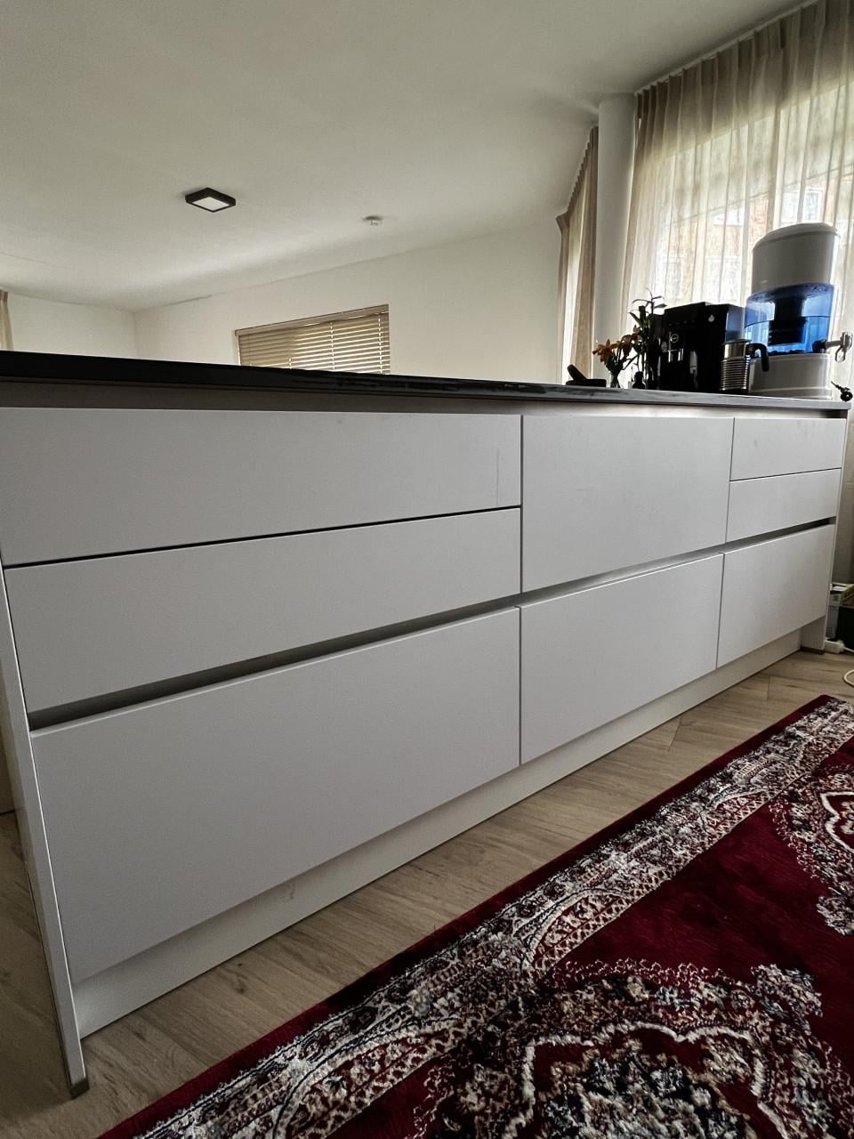 Keukenblok keukeneiland wit