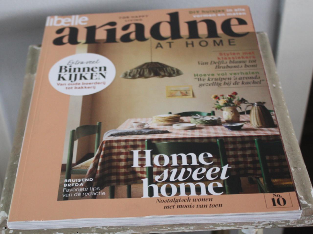 Libelle Ariadne At Home tijdschrift. Editie nummer 10 -2025