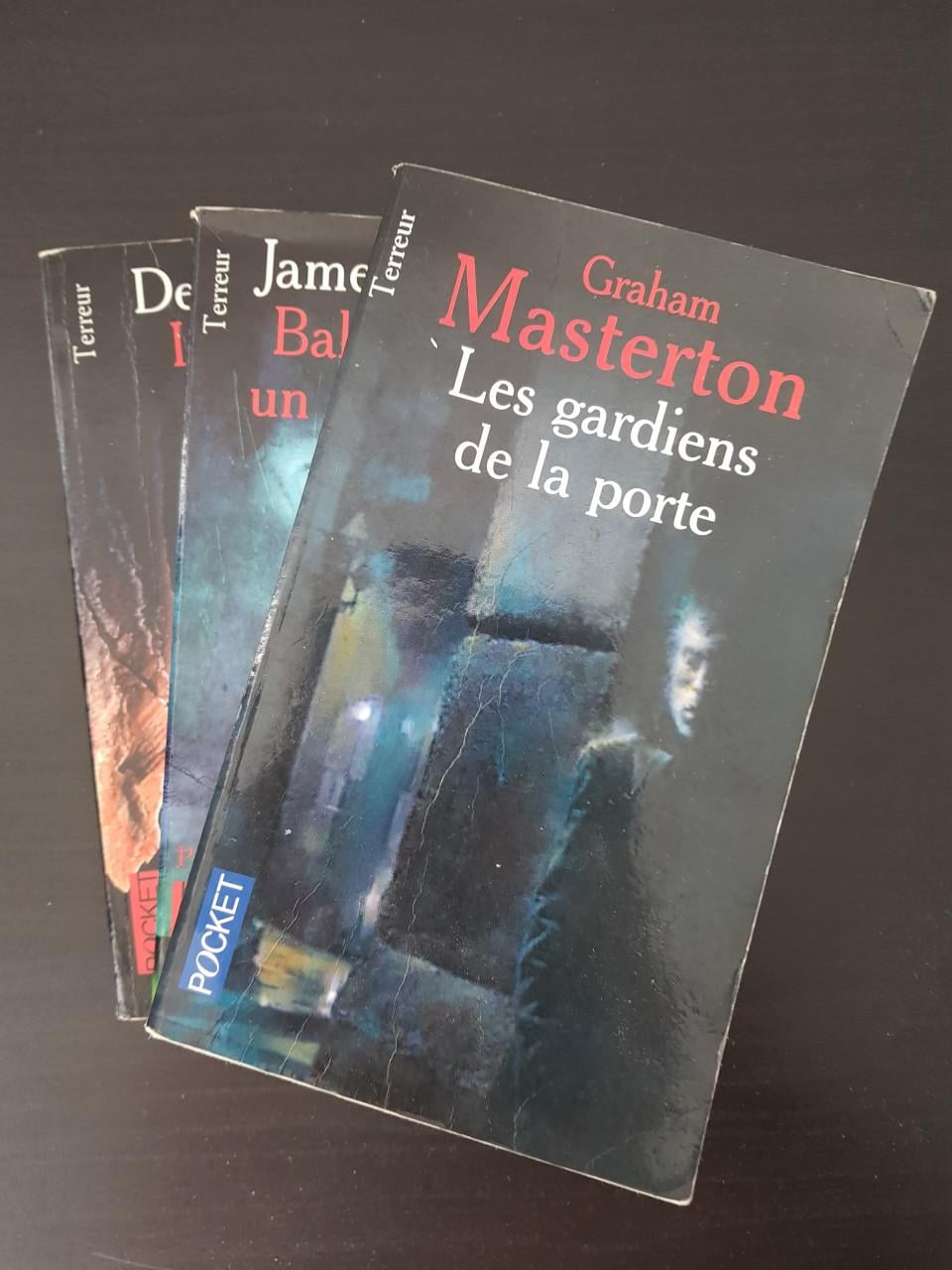 3 boeken van Graham Masterton - franstalig