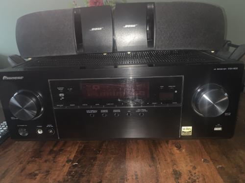 Pioneer internetradio + Bose speakers