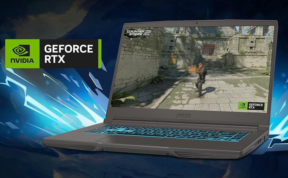 MSI GAming Laptop RTX 3050 - SSD - I5 13420H 8 CORE - 16GB