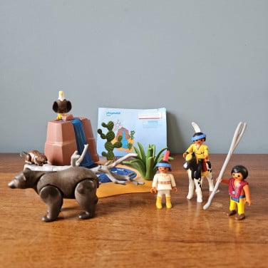 Playmobil indianen kinderen