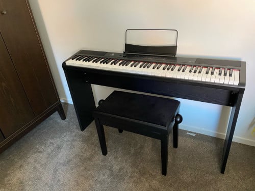 Pianobank Innox 40BK-M mat zwart