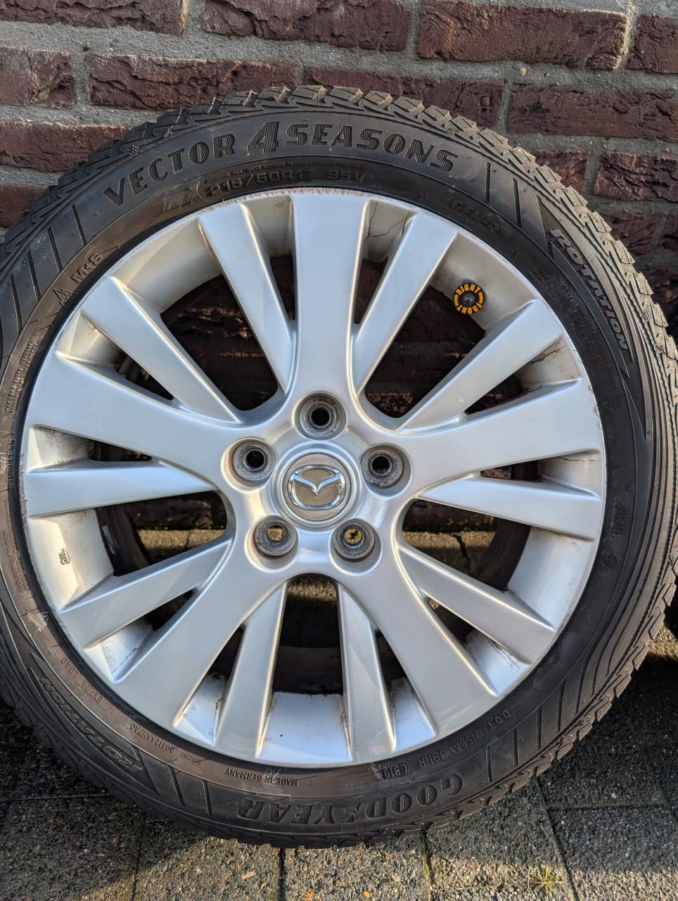Mazda 6 gh (2007 - 2012) 17" velgen