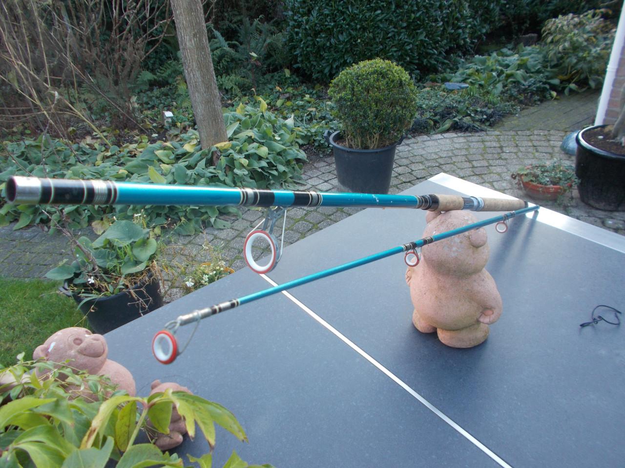 ARCA VIKING  tweedelige boothengel, lengte 270 cm . w.g. 250 Gram