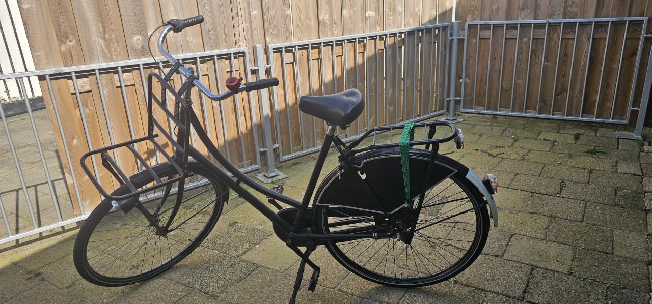 Damesfiets transport