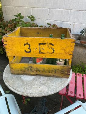 Houten krat 3 es limonade
