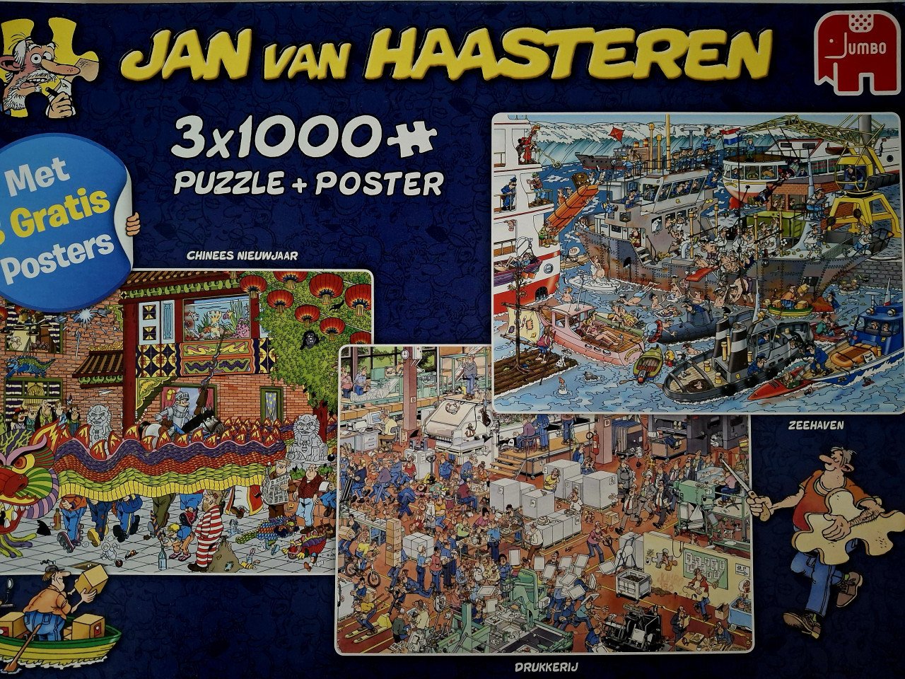 3 x 🧩 Jan van Haasteren