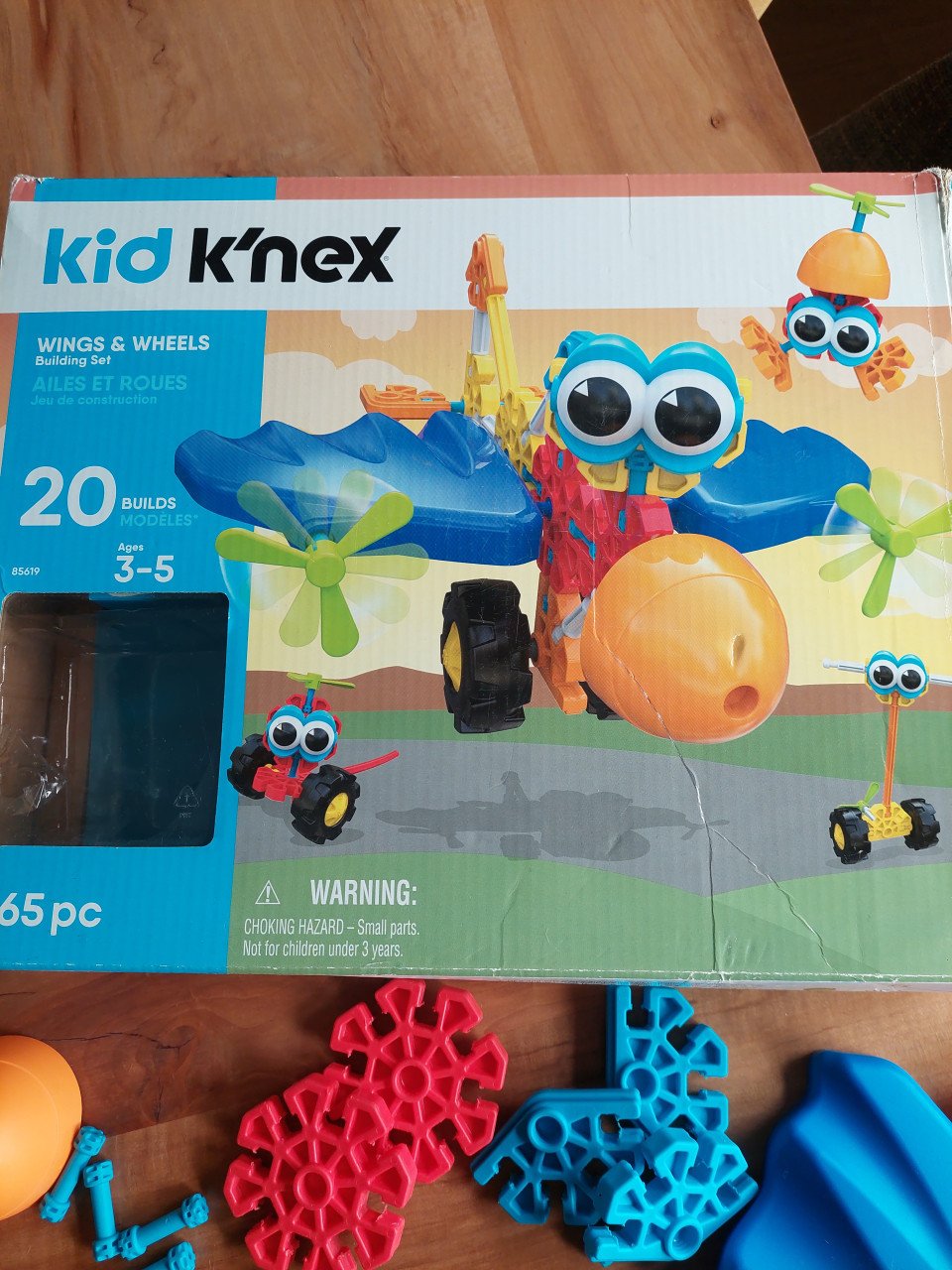 Kid Knex wingerd & wheels