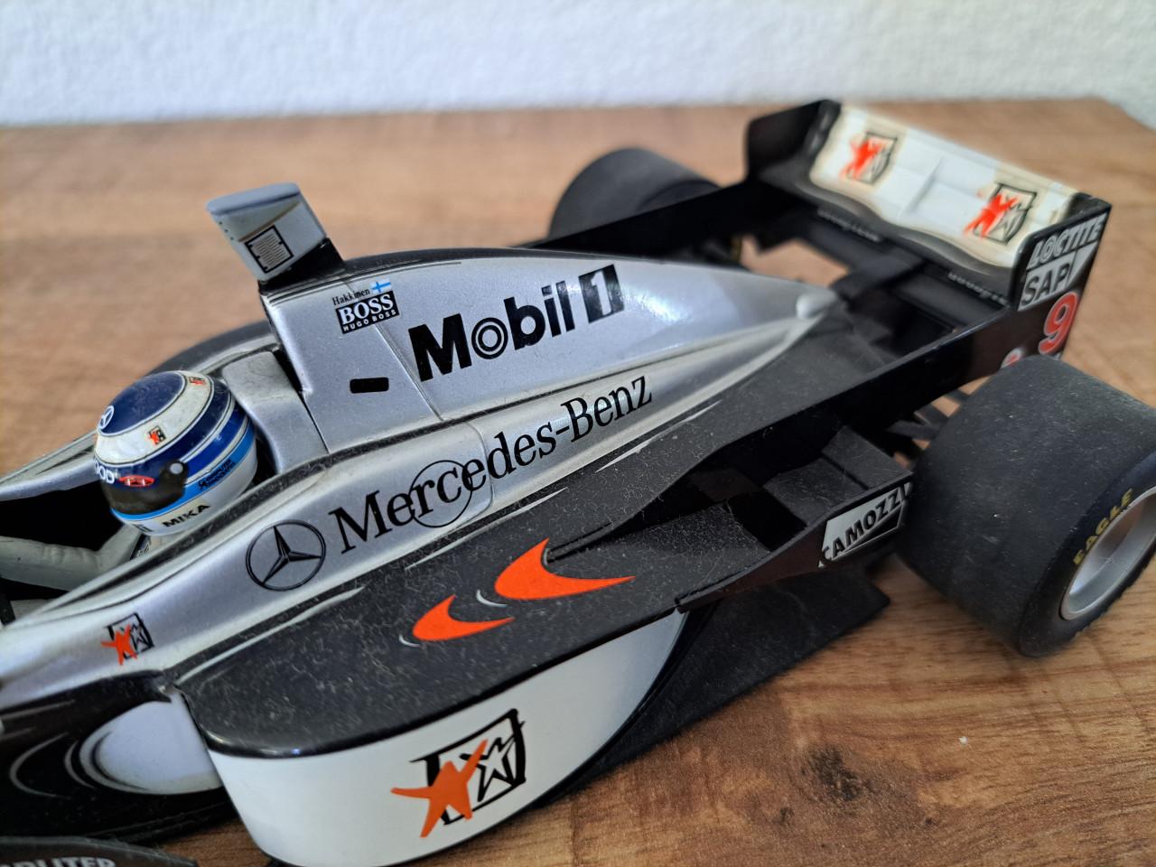 McLaren MP4/12 van coureur Mika Häkkinen uit het seizoen 1997