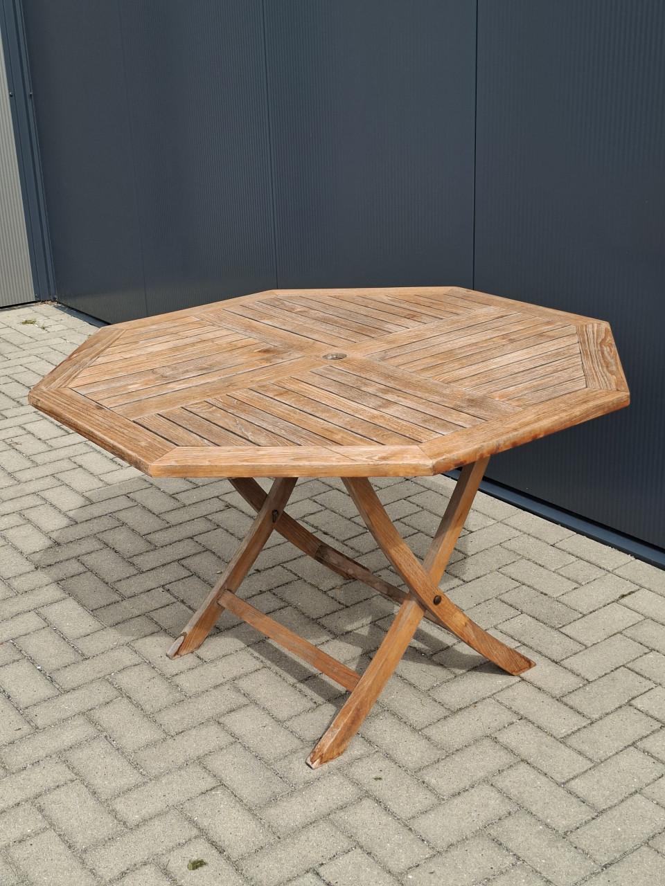 Teak houten tuintafel