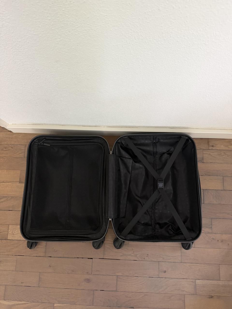 Hardcase handbagage trolley ANWB blauw met slot
