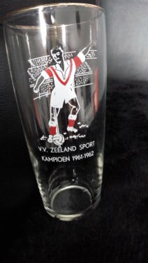 Bierglas Zeeland Sport vintage 1962