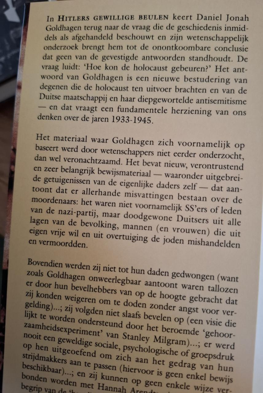 Hitlers gewillige beulen, door Daniel Jonah Goldhagen