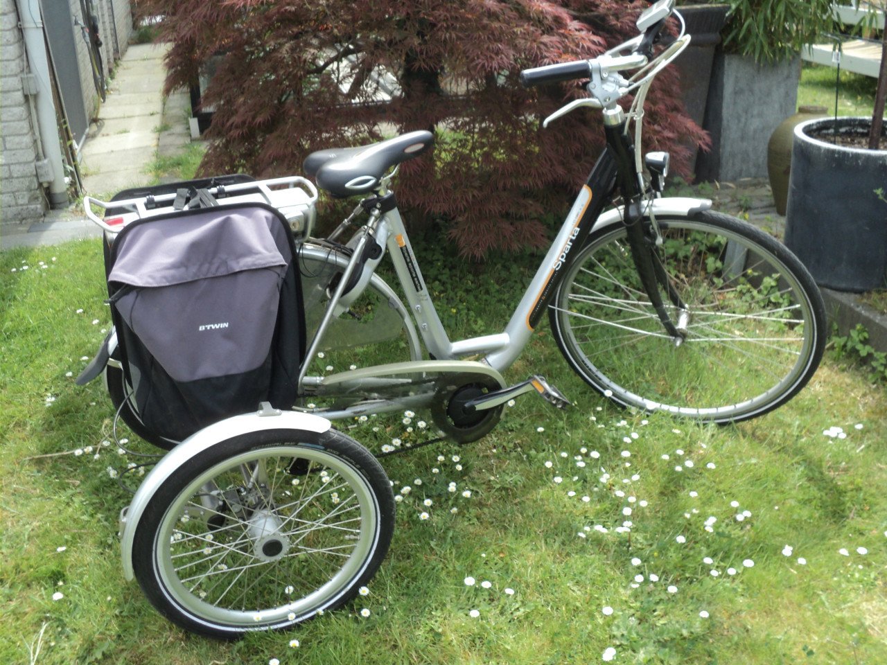 Perfecte ELECTRISCHE 3 WIEL fiets SPARTA ion dames/heren