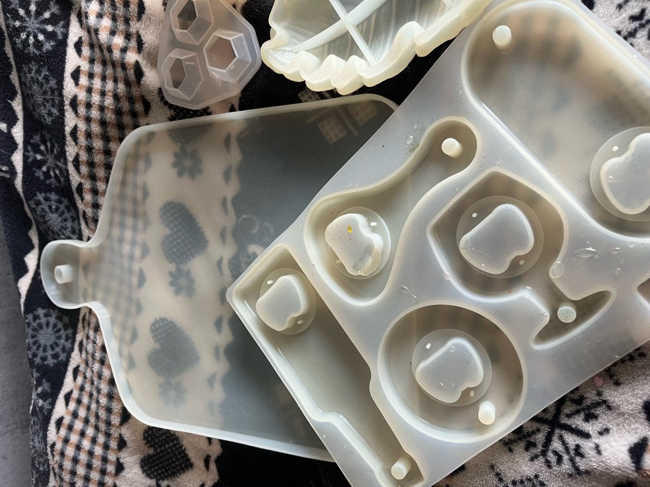 Vormpjes voor epoxy