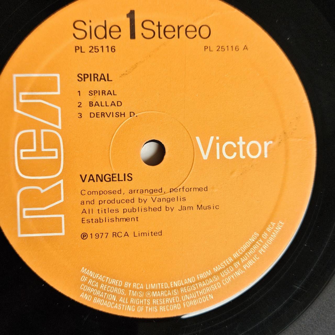 LP Vangelis - Spiral