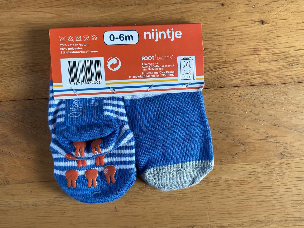 Nijntje sokjes 0-6 maanden nieuw € 1