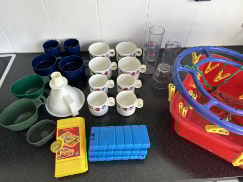 Camping servies e.d.
