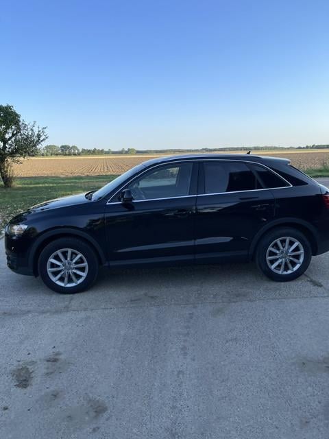 Audi Q3, 2.0 TFSI,  zwart, benzine, trekhaak, 2013