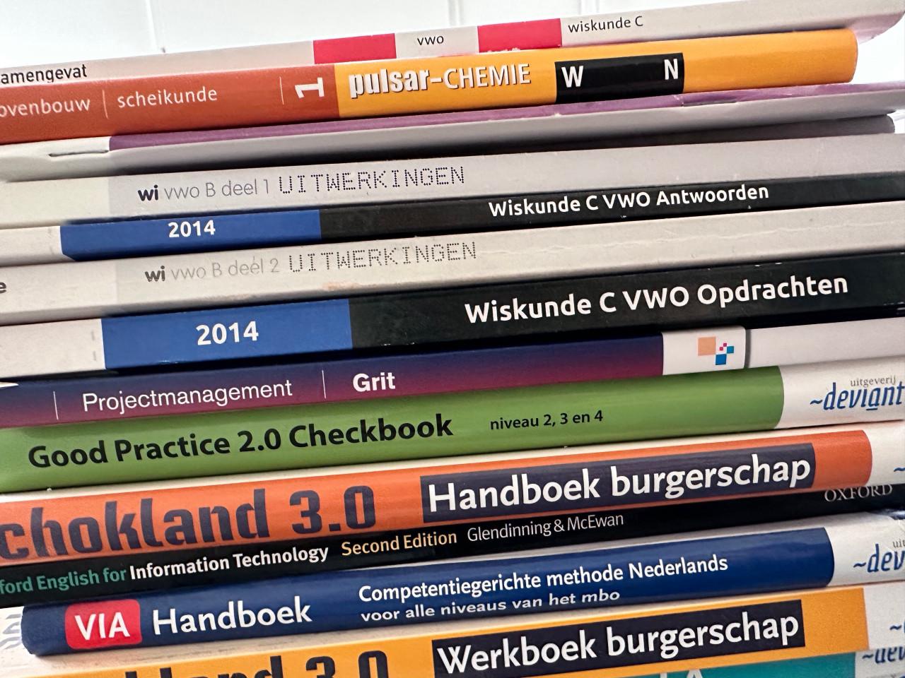 VWO schoolboeken rekenen, wiskunde etc.