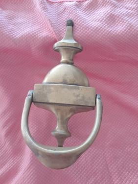 Antiek bronzen deurklopper