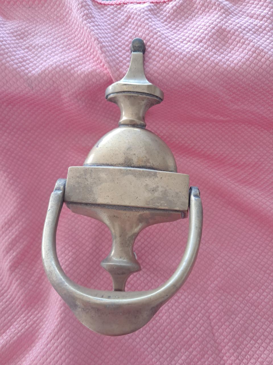 Antiek bronzen deurklopper