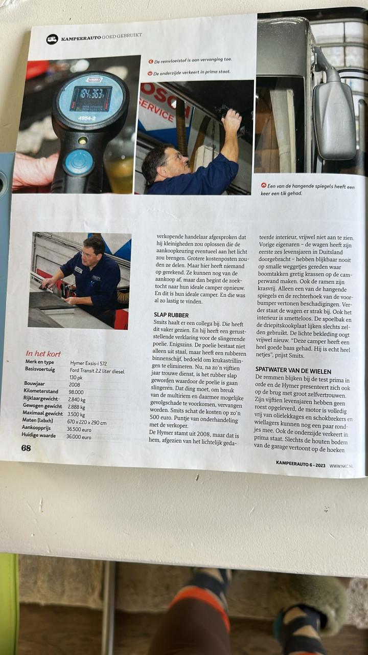 Hymer Camper weinig km Topstaat!