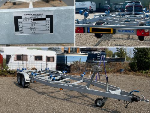 Vlemmix VBT2-3000 boottrailer 3000 kg - nette staat
