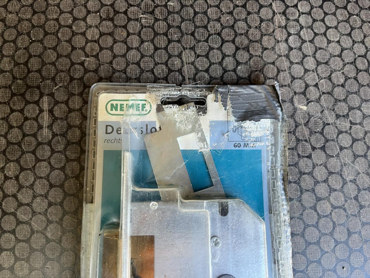 Nemef klavier insteekslot DIN rechts met staal voorplaat