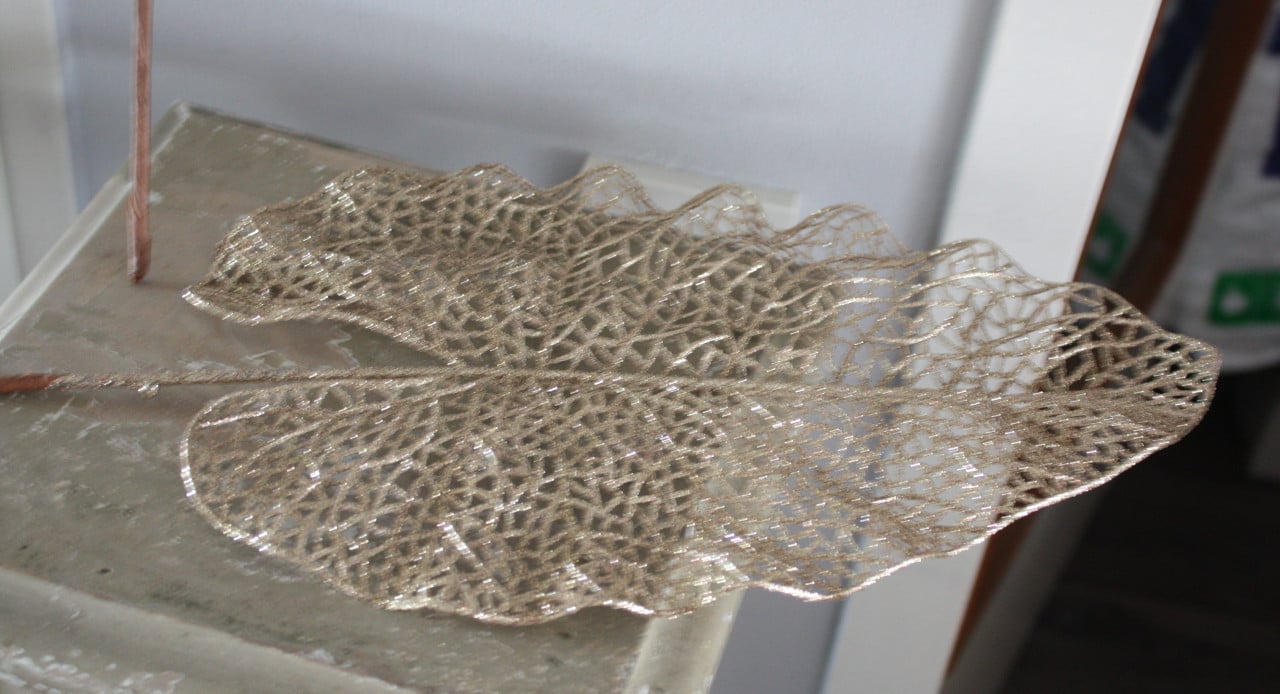 Set van 2 goud glitter takken