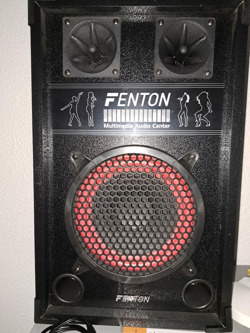 Actieve met passieve speakerset.