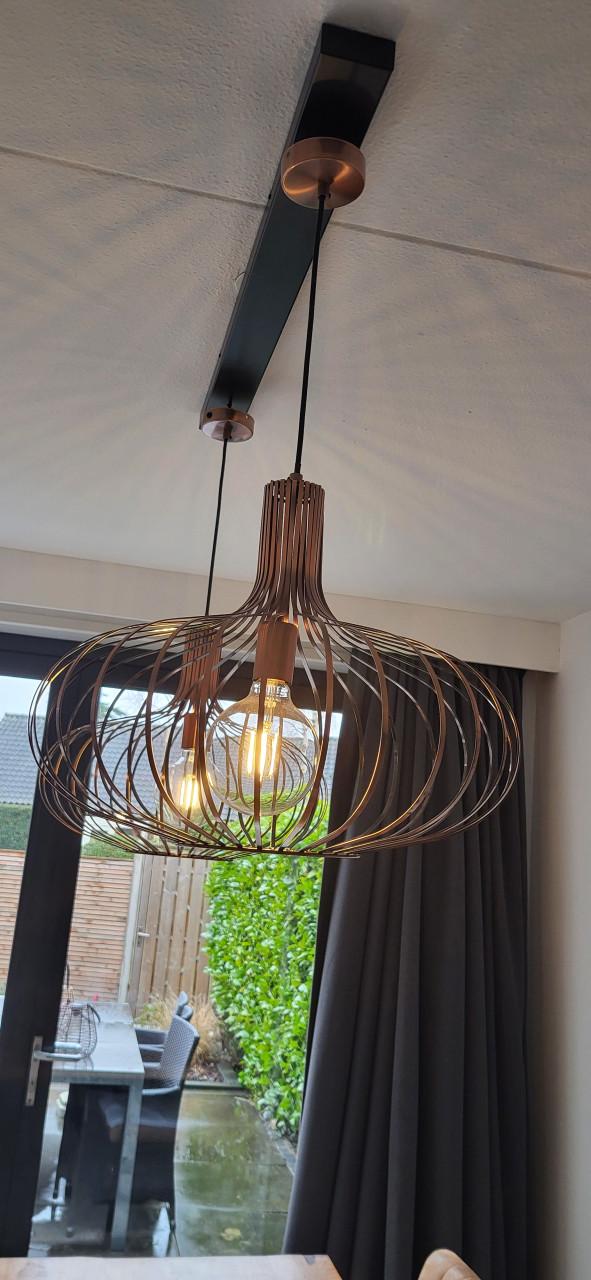 Te koop 2 hanglampen