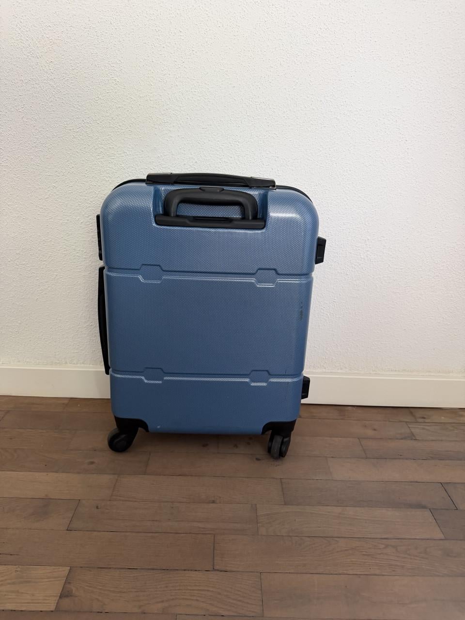 Hardcase handbagage trolley ANWB blauw met slot