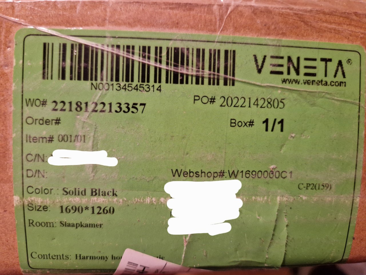 Nieuw Veneta houten jaloezie zwart!