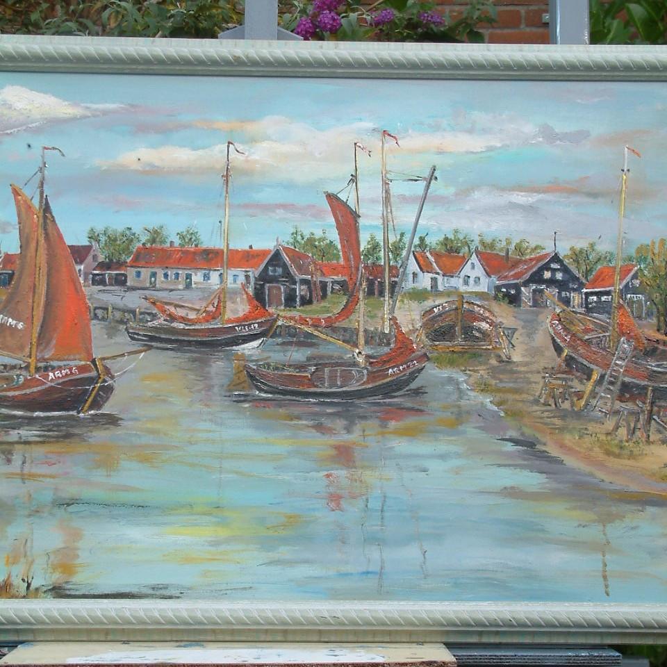 Arnemuiden Haven -werf [ toen nog met de echte scheepswerf ]