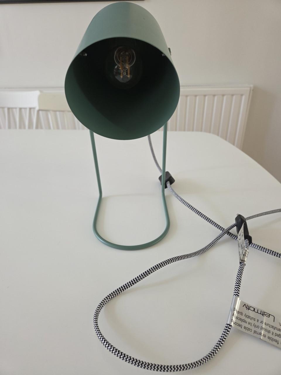 Bureaulamp mint groen