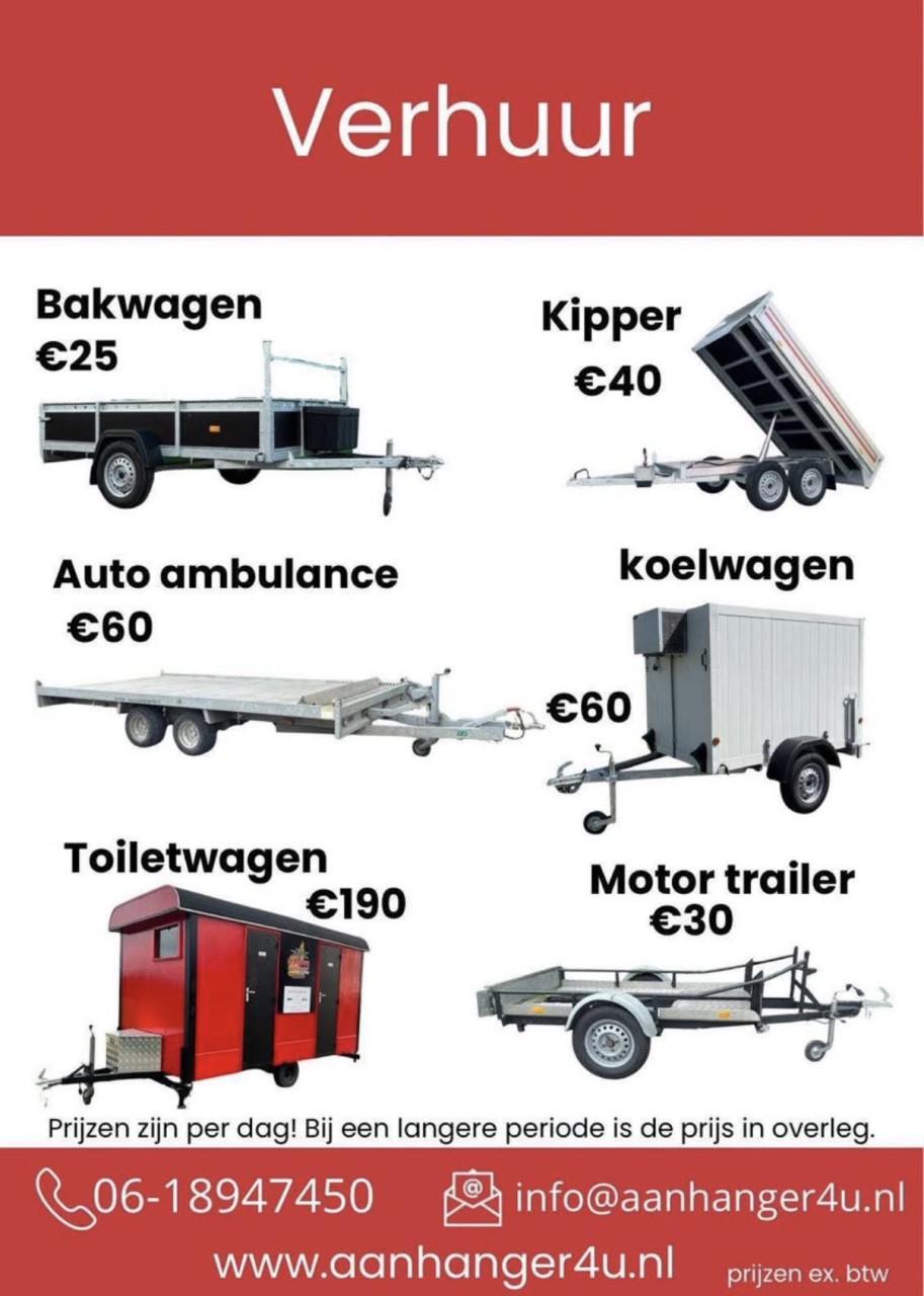 Motortrailer te huur
