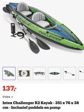 Kano opblaasbaar 3.15x76x38cm