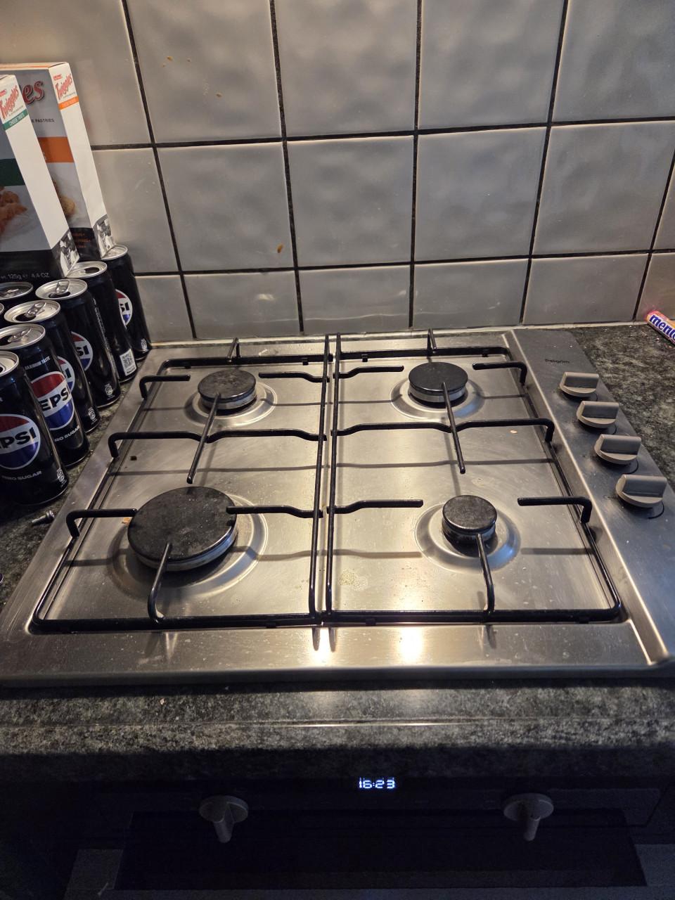 Pelgrim inbouw gaskookplaat zelf komen demonteren