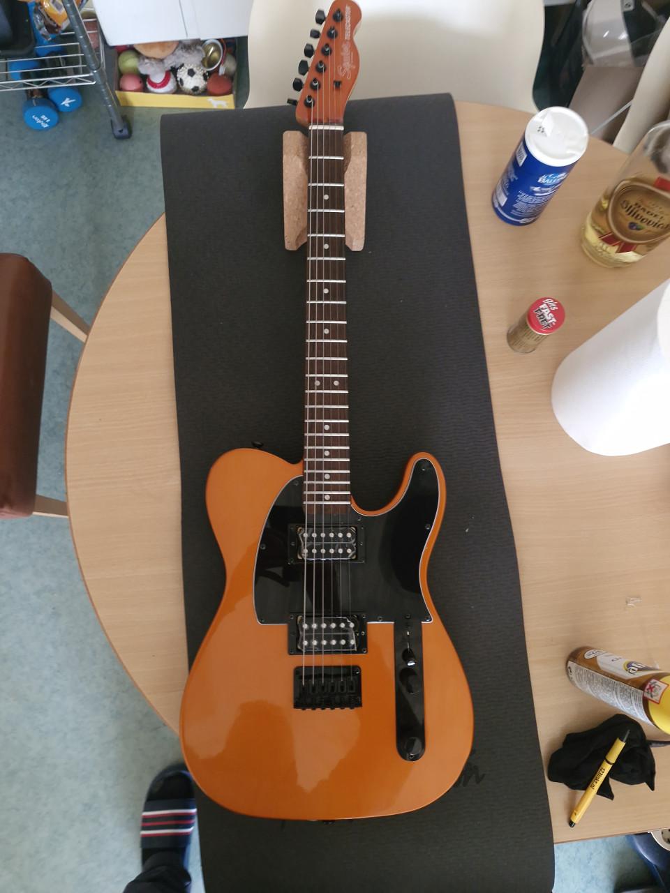 Telecaster ltd Oranje  made in Indonesia
