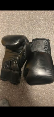 Venom bokshandschoenen en scheenbeschermers