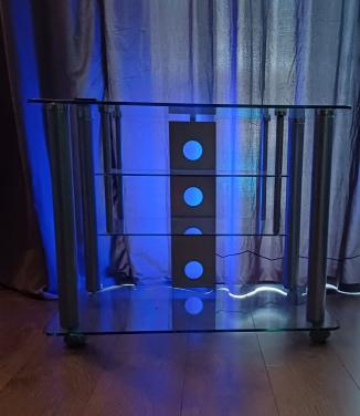 Glazen tv / audio meubel
