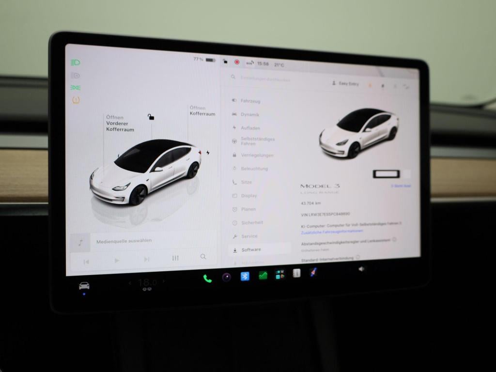 Tesla Model 3 long range rwd 75 kwh | trekhaak | warmtepomp | automaat | pa