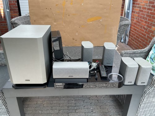 Radio/cd speler met denon boxen