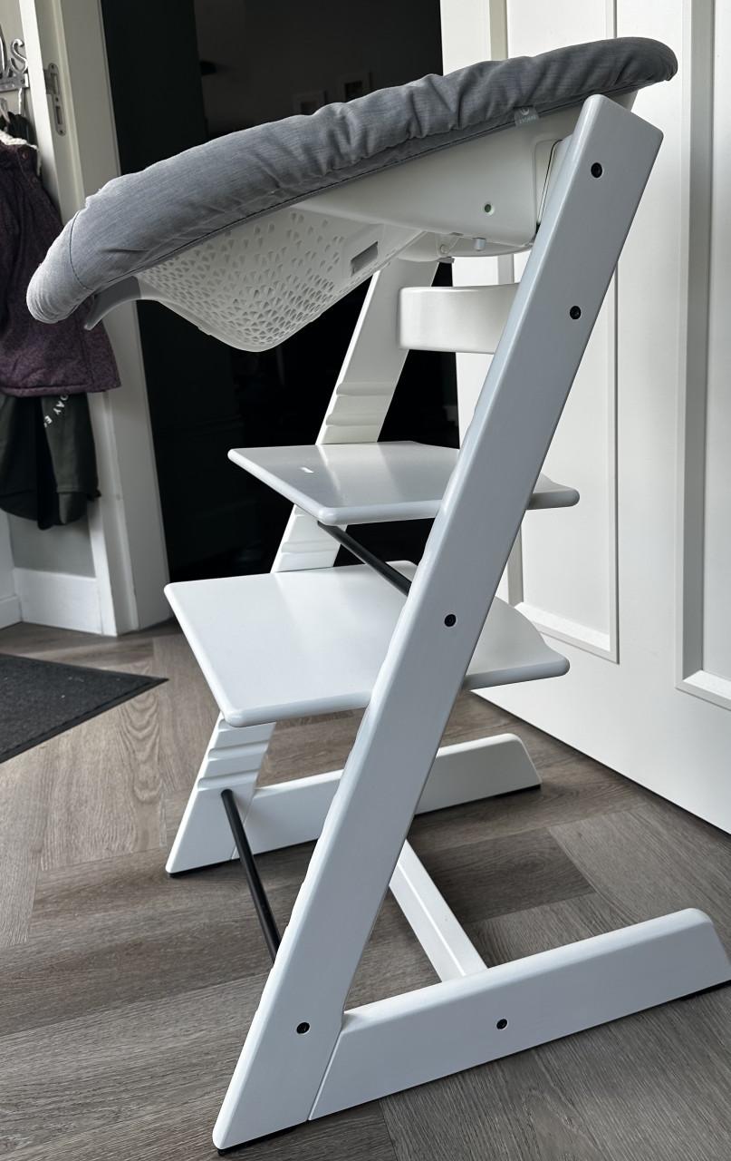Stokke Tripp Trapp stoel met newbornset en babysit,tray