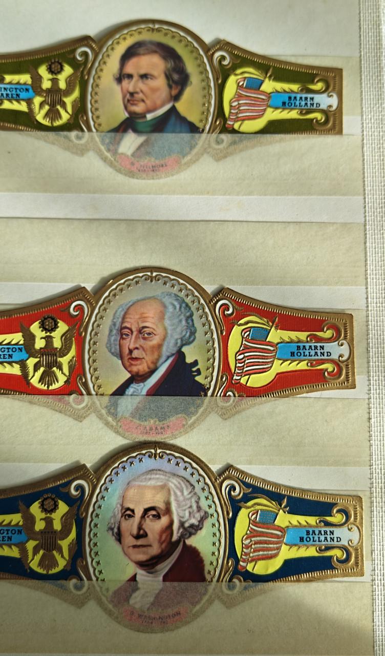 Een boekje met Sigarenbandjes