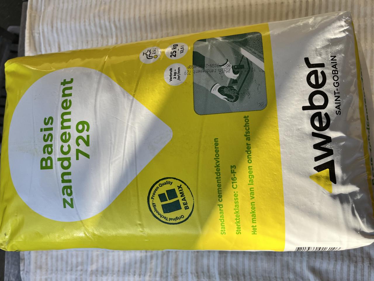 Weber basis zandcement