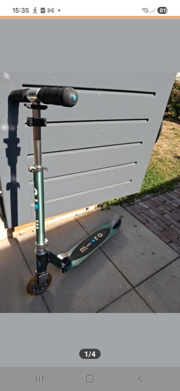 Microstep met led in de wielen